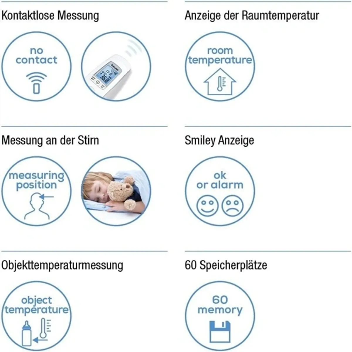 Beurer FT90 érintés nélküli lázmérő #3