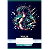 Nebulo Vagány minták II A5 27-32 tűzött kockás füzet #4