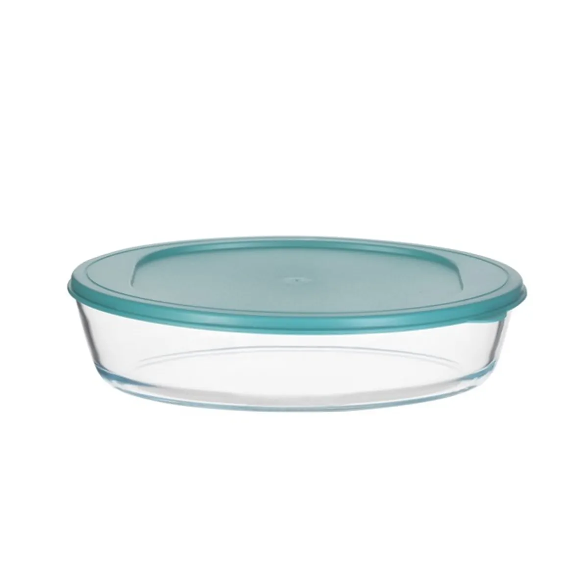 TOO KT-99 üveg 2400 ml-es hőálló ovális ételtároló műanyag tetővel #1
