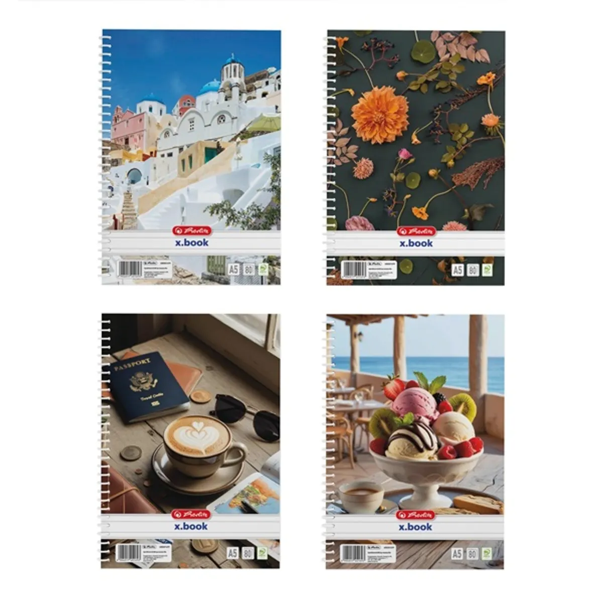 Herlitz Mix A5 80 lap vonalas spirálfüzet #1