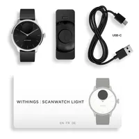 Withings HWA11-model 5 ScanWatch Light 37mm fekete okosóra #10