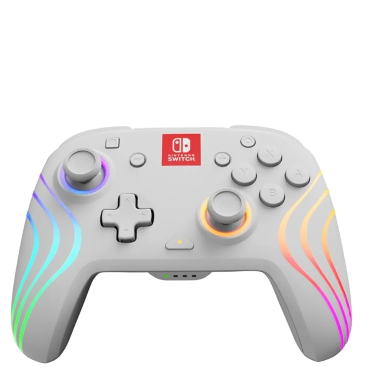 PDP 500-238-WH Afterglow Wave Nintendo Switch/Switch 2 vezeték nélküli RGB LED Lighting fehér kontroller #2