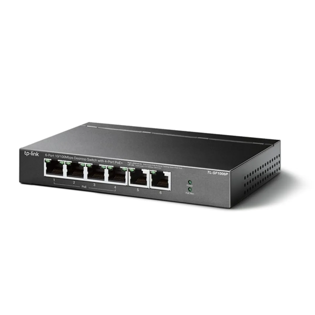 TP-Link TL-SF1006P 6x10/100Mbps FE LAN port 4xPoE+ nem menedzselhető asztali switch #2