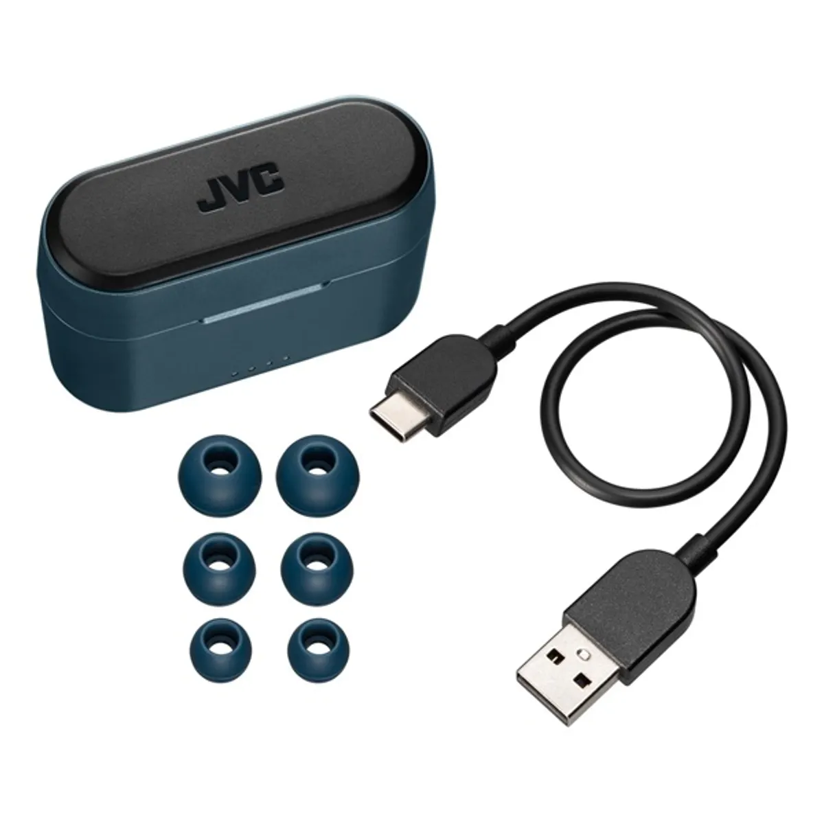 JVC HA-A9TA True Wireless Bluetooth kék fülhallgató #3
