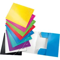 Leitz WOW A4 karton piros gumis mappa #7