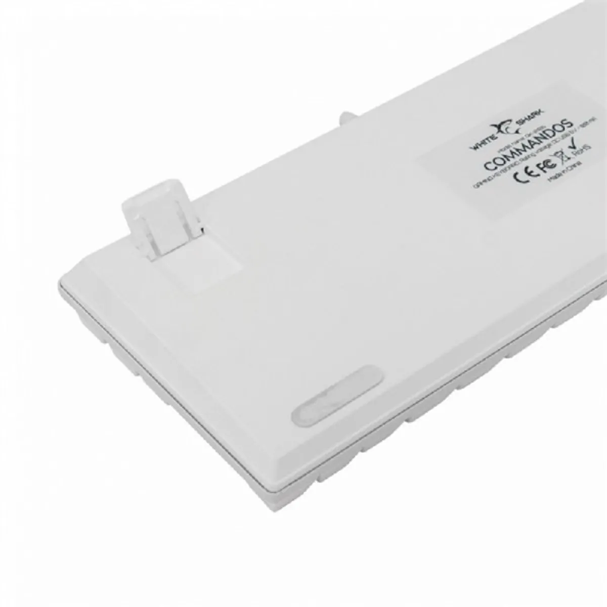 White Shark COMMANDOS GK-2106W/BL-HU fehér mechanikus magyar (blue switch) gamer billentyűzet #5