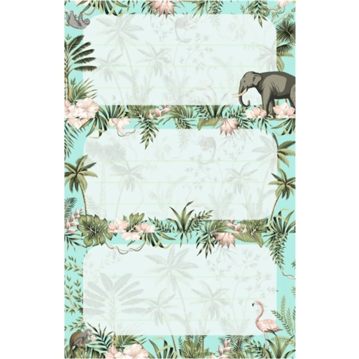 Herlitz Tropical 9db füzetcímke #1