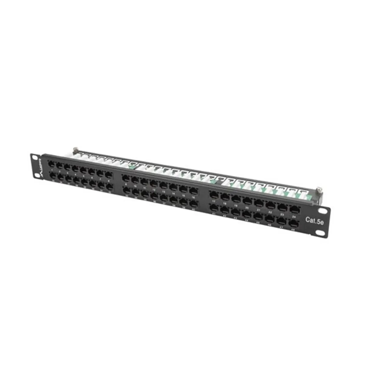 Lanberg PPU5-1048-B 19" 1U 48port Cat.5e UTP árnyékolatlan fekete patch panel #3