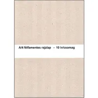 A4 félfamentes 10db rajzlap