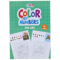 Számok szerinti 16 oldalas 4 mintás színező #2