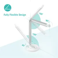 Taotronics TT-DL036 fehér LED lámpa, vezeték nélküli töltővel, gyorstöltő funkcióval #6