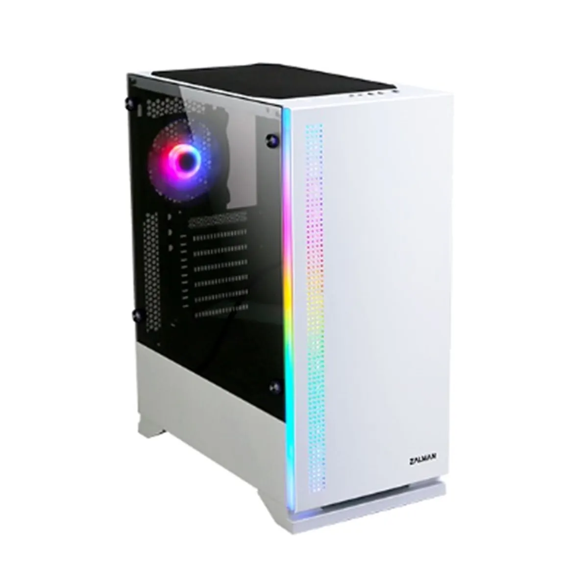 Zalman S5 fehér (táp nélküli) ablakos ATX ház #2