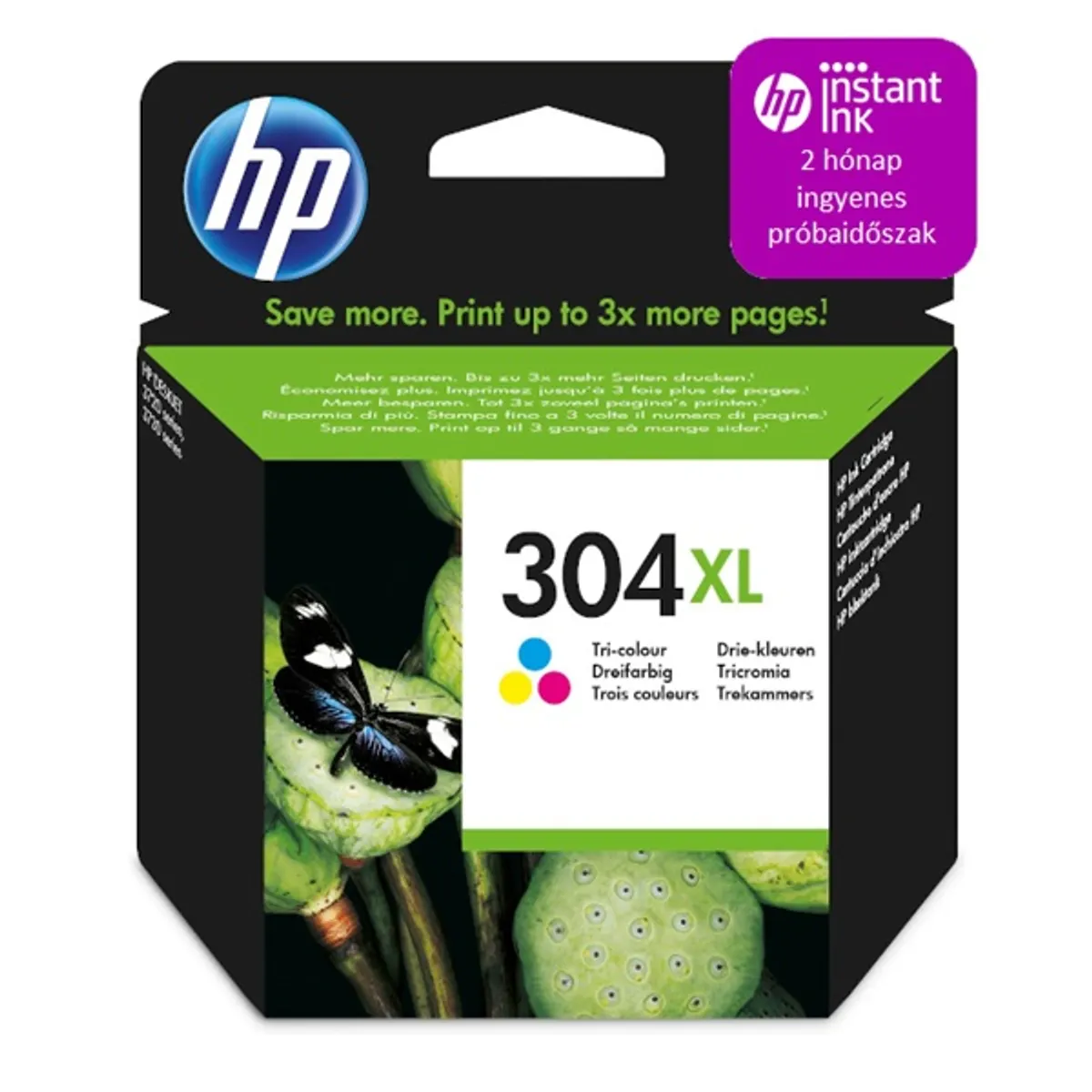 HP N9K07AE (304XL) háromszínű  XL tintapatron #1