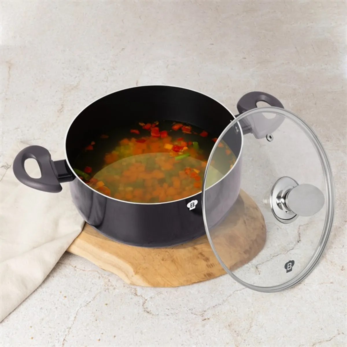 Blaumann BL-3964 3,1L Carbon Pro 26 cm lábas fedővel #5