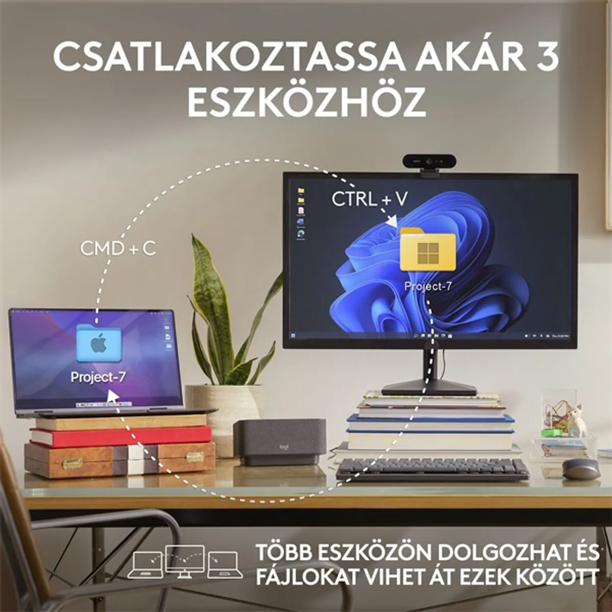 Logitech MX Anywhere 3S vezeték nélküli fekete egér #9