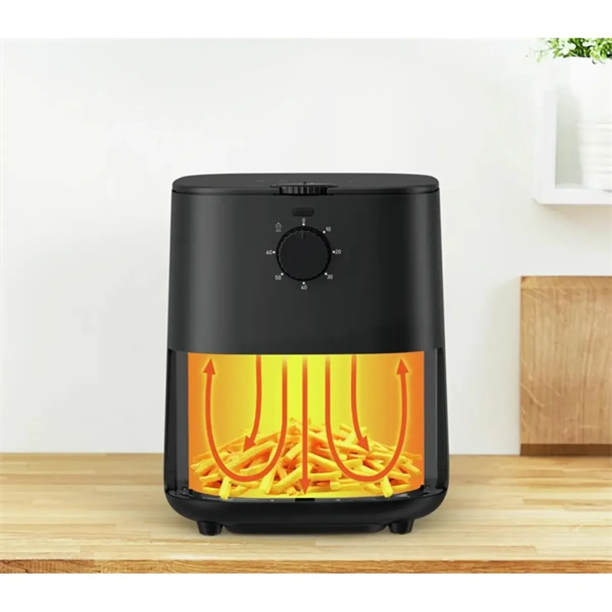 Tefal EY130815 Easy Fry Essential fekete 3,5 L forrólevegős sütő #4