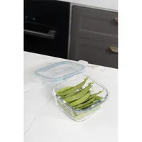 TOO KT-85 üveg 320 ml-es hőálló négyzet alakú ételtároló csatolható műanyag tetővel #1