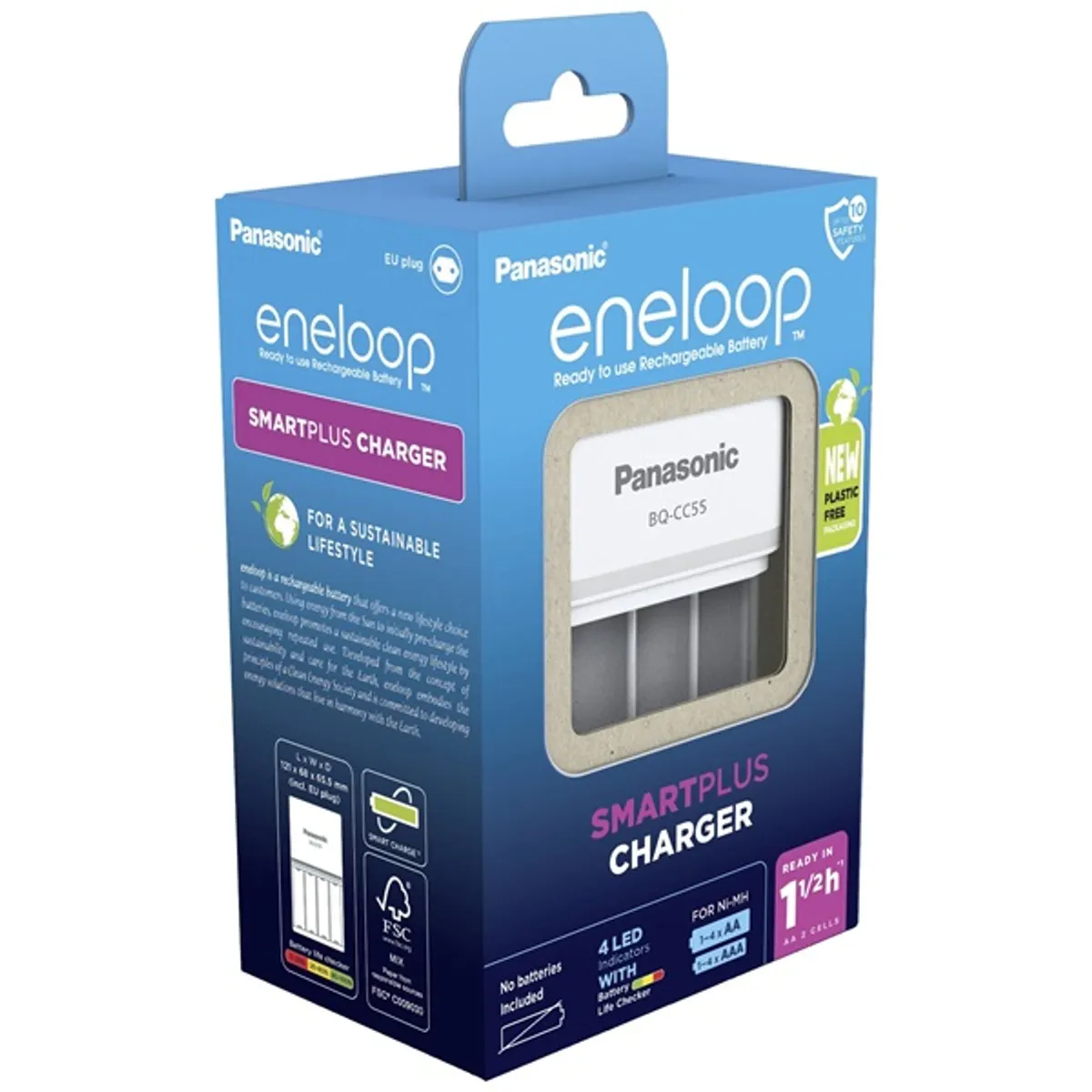 Panasonic Eneloop BQ-CC55E 1/4db AA/AAA akkutöltő #2