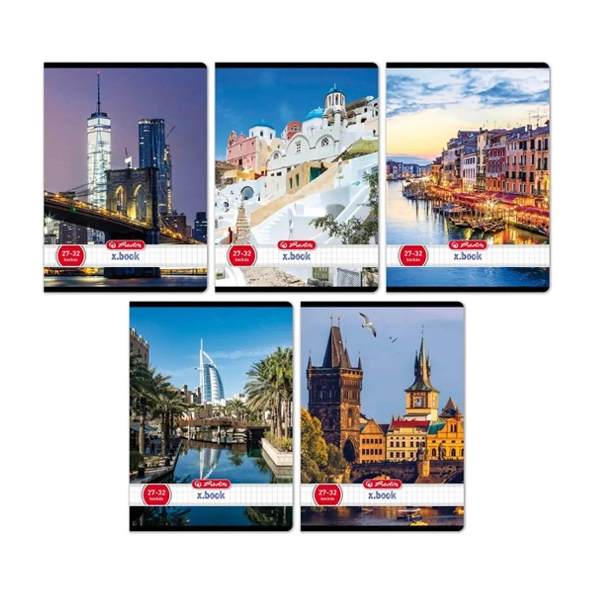 Herlitz City A5 27-32 kockás füzet #1