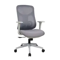 IRISOffice Avalon szürke/fekete ergonómikus, szövet-hálós irodai forgószék háttámasszal #2