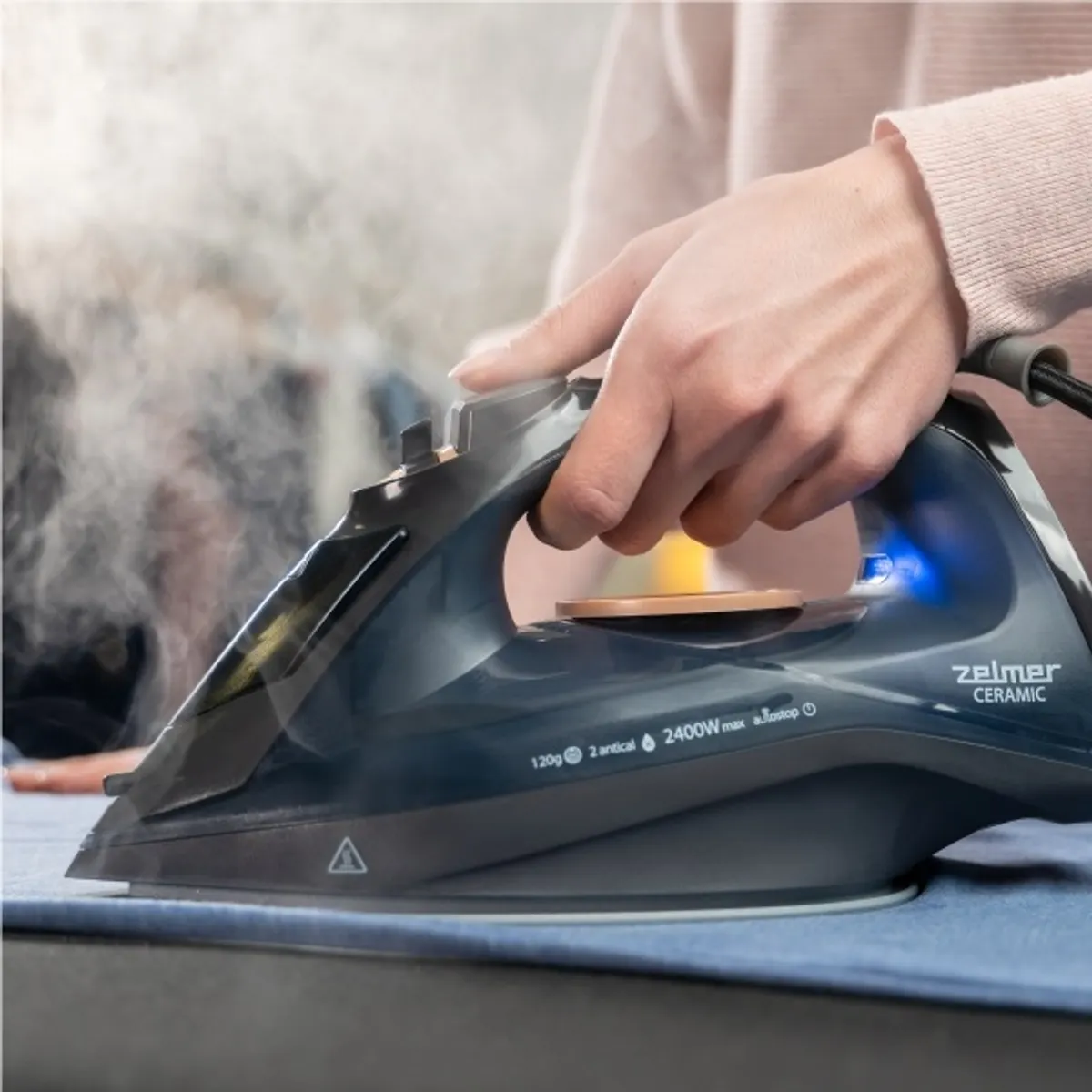 Zelmer ZIR1505 Ceramic szürke gőzölős vasaló #8