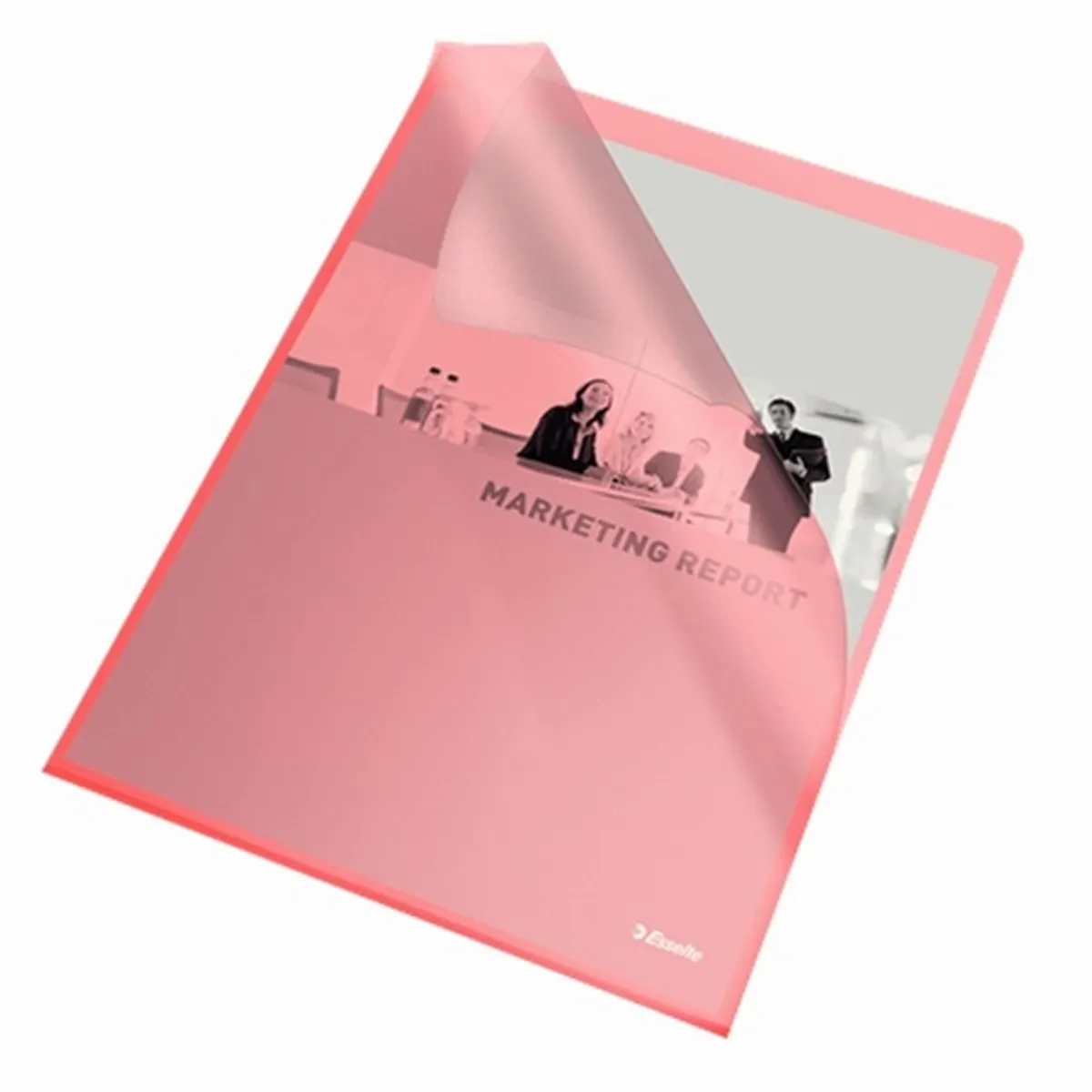 Esselte A4 narancsos 105mikron 25db/cs piros genotherm #1