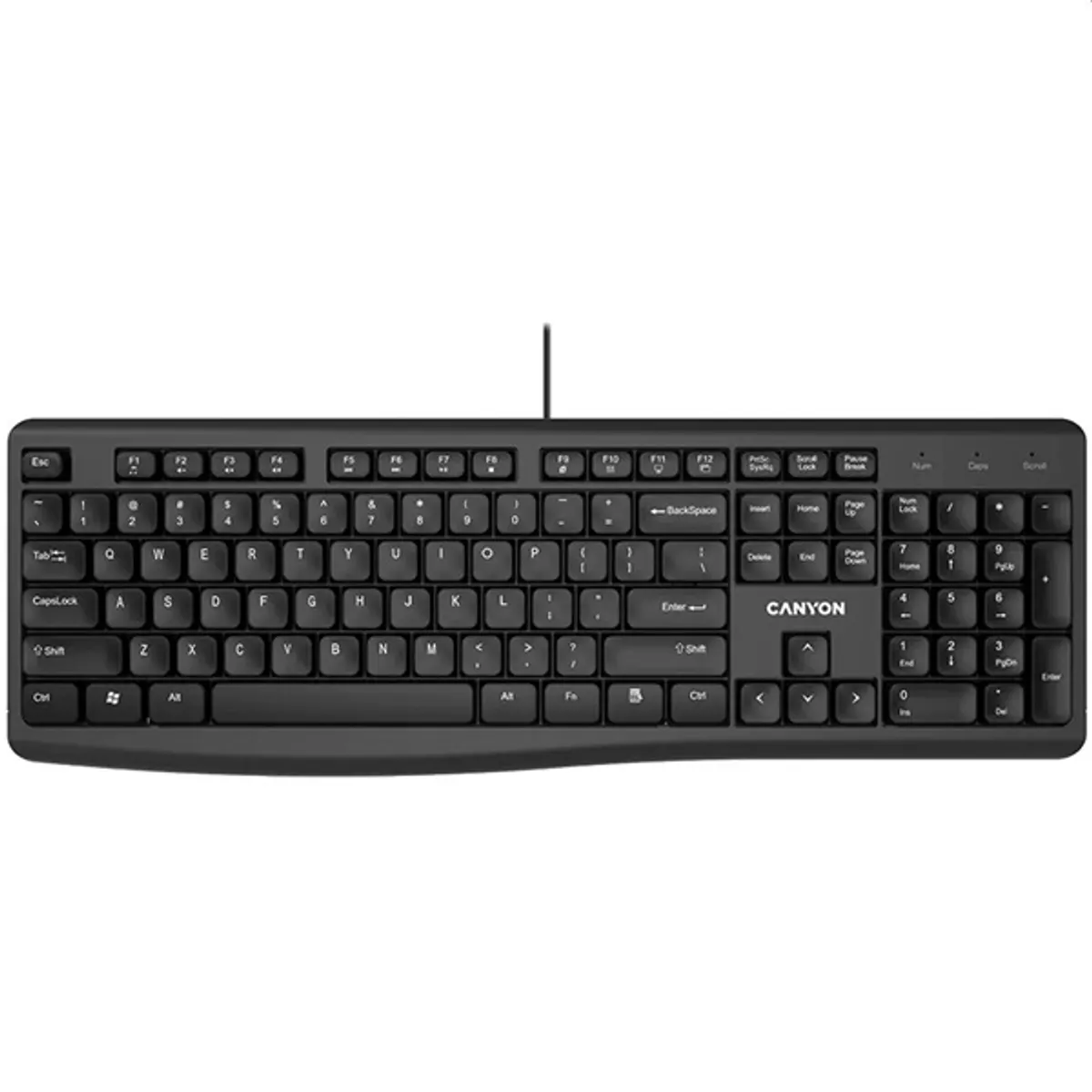 Canyon KB-50 USB magyar membrán billentyűzet fekete #1