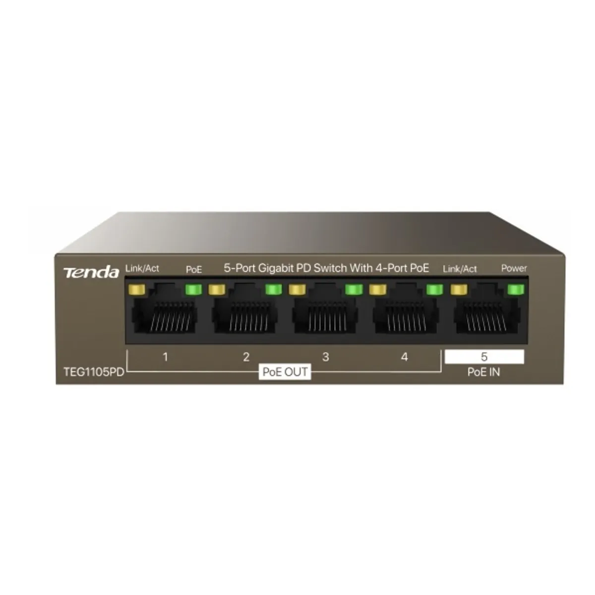 Tenda TEG1105PD 5port GbE LAN 4xPoE LAN port switch #2