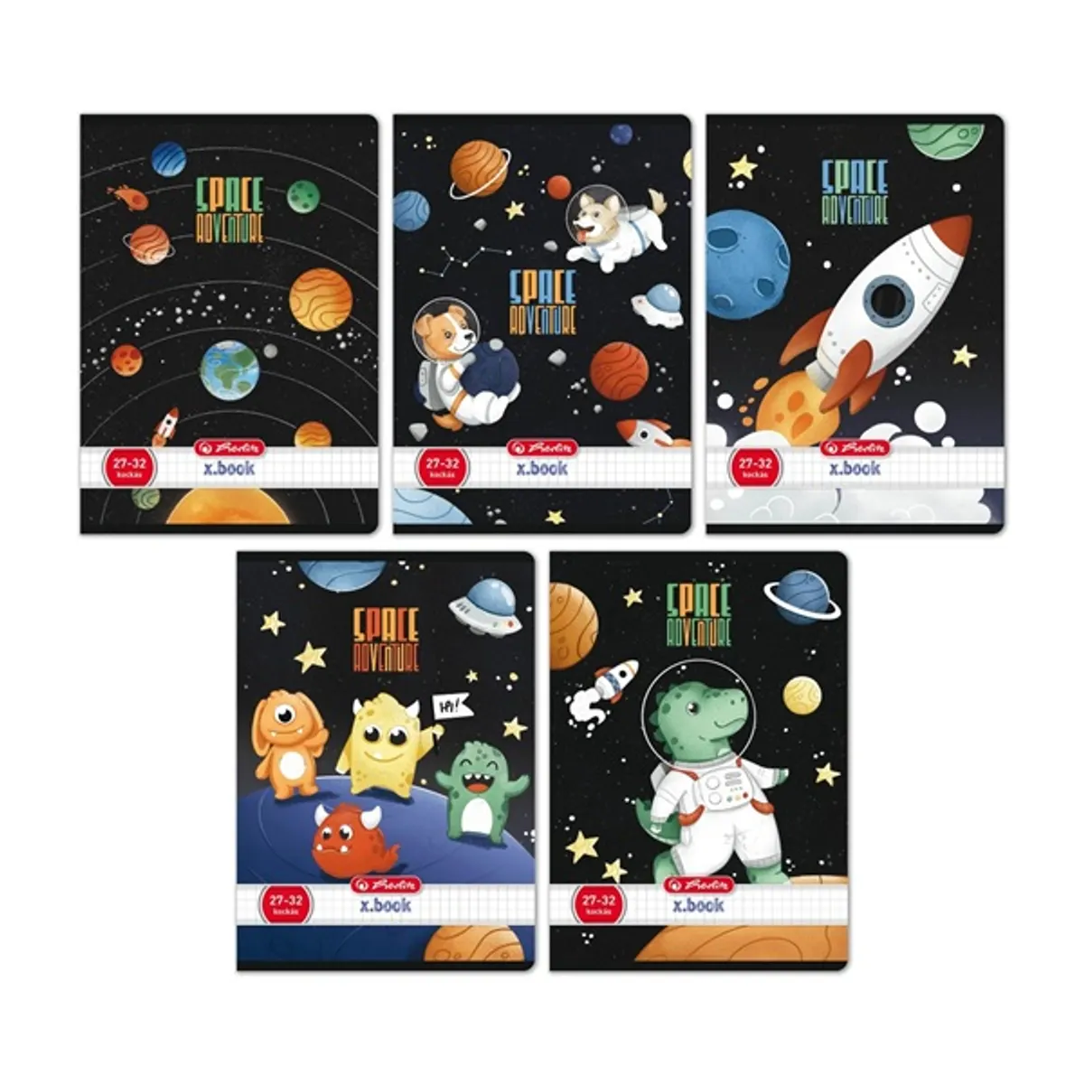Herlitz Space Adventure A5 27-32 kockás füzet #1