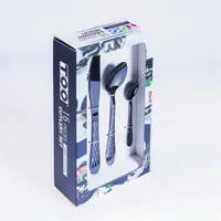 TOO KT-479 B Honey fekete 16 db-os evőeszköz készlet #2