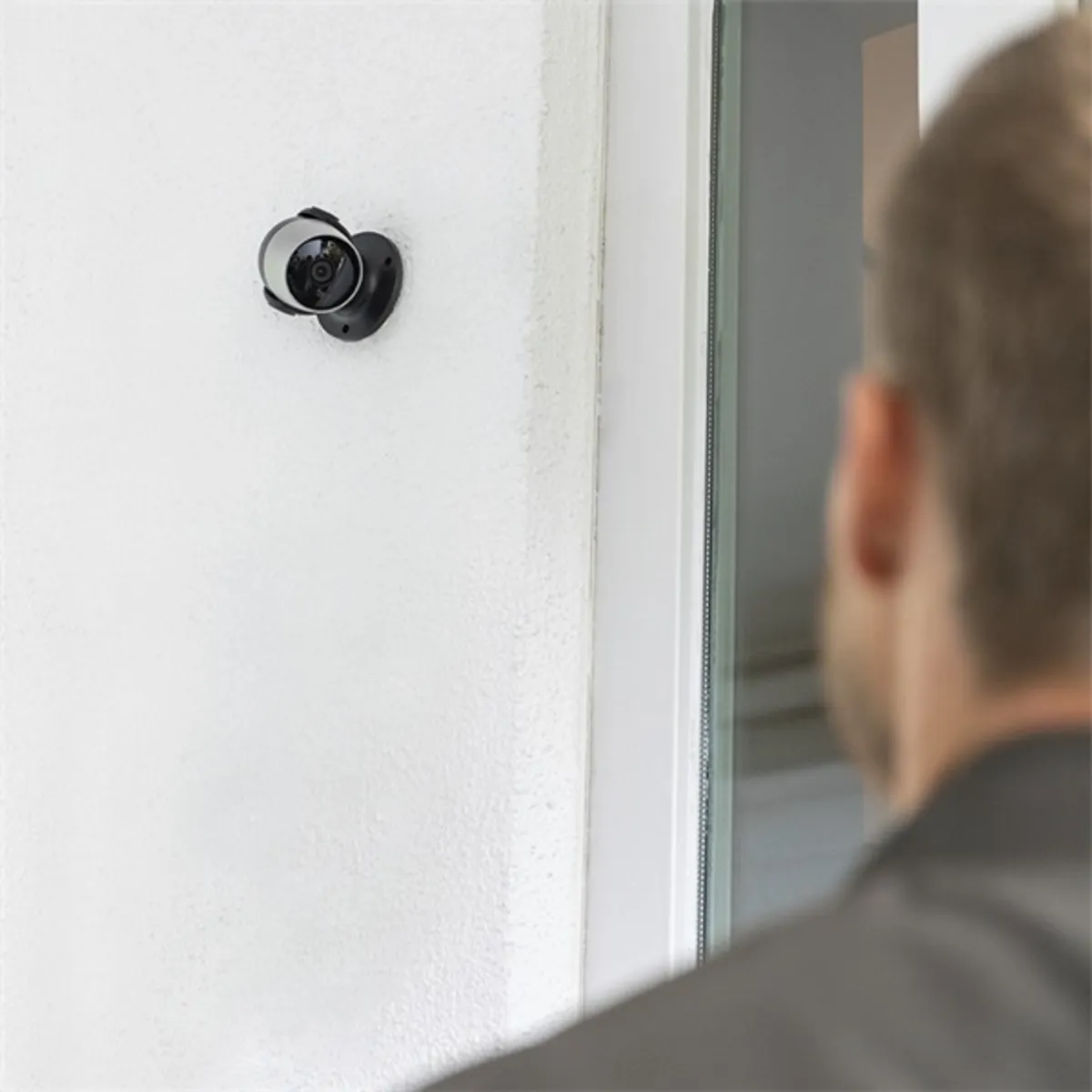 Hama 176577 fekete éjjellátó kültéri 1080P okos WiFi kamera #2