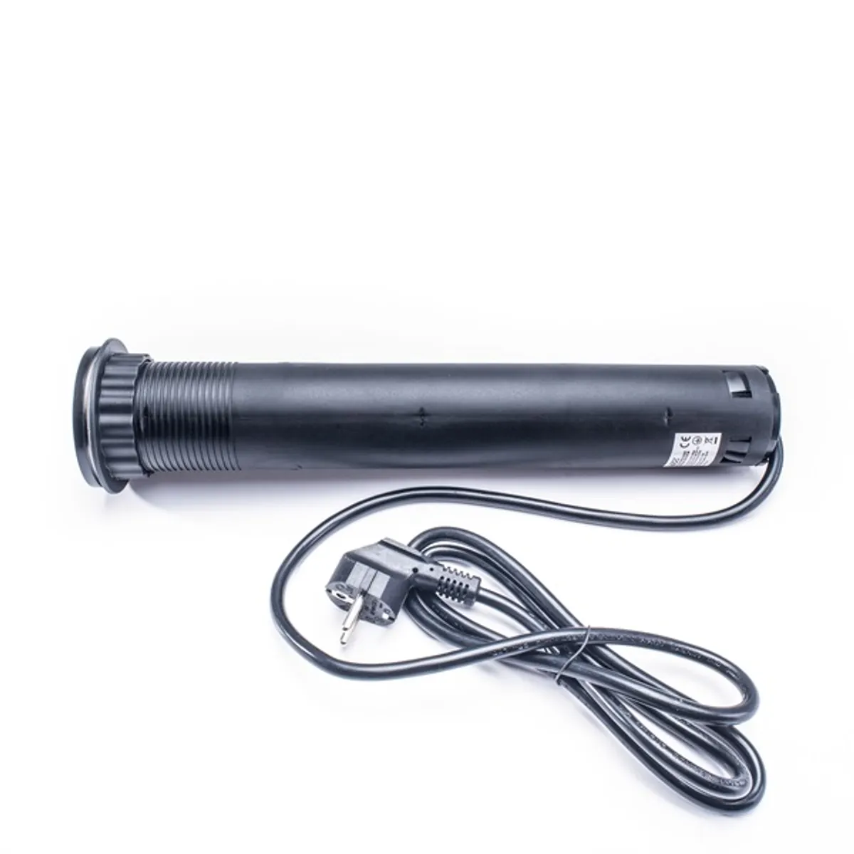 TOO PPS-312-3B IP20 3x 2P+F, 2x USB-A, motorikus, fekete asztalba süllyeszthető elosztó #1