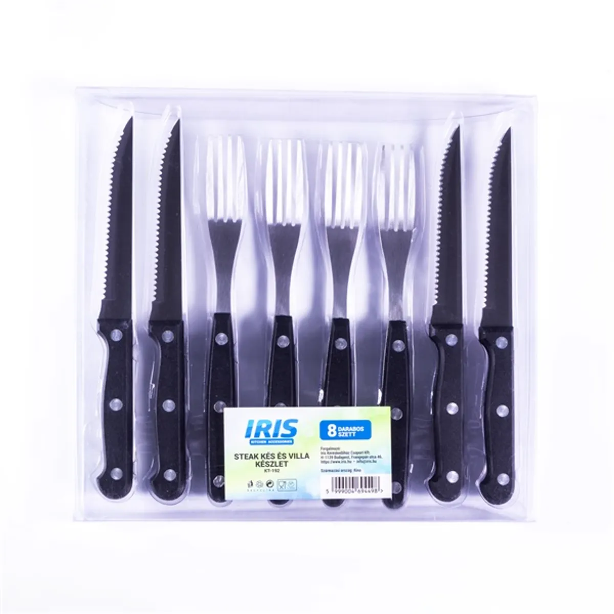 IRIS KT-192 8 db-os steak kés és villa készlet #1