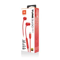 JBL T 310 C RED vezetékes USB C mikrofonos piros fülhallgató #8