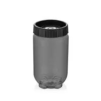 IRIS L-00725 Stack and Lock, egymáshoz rögzíthető tároló, 1.000ml, fekete