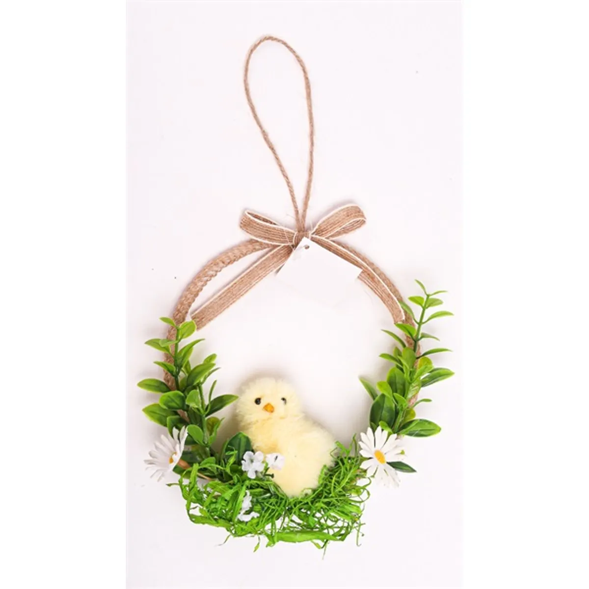 IRIS dekor kopogtató csibe koszorún 15cm #1