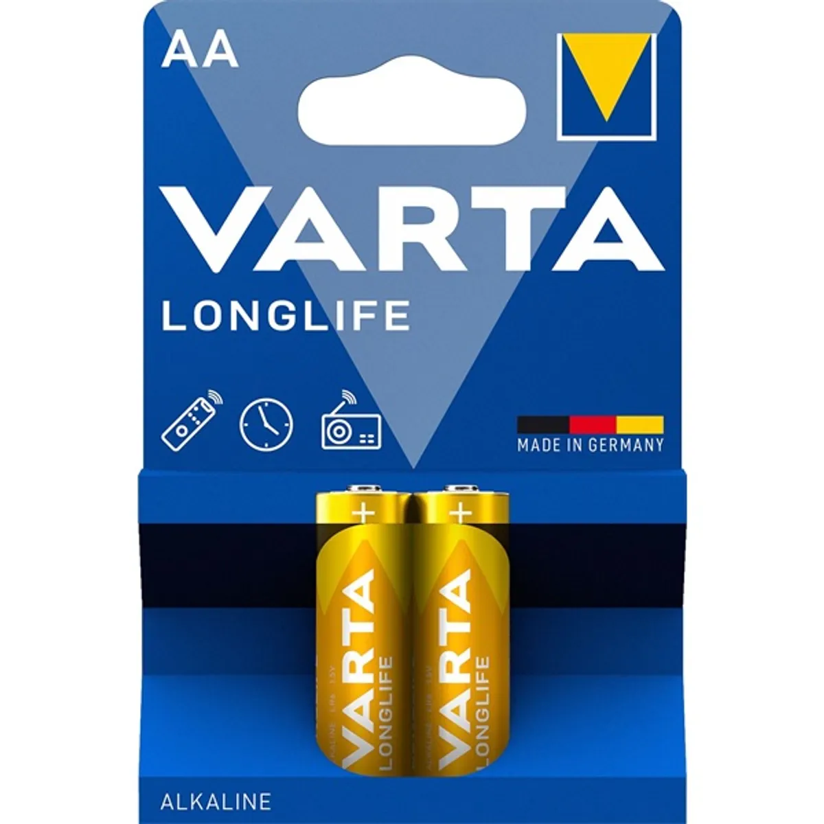 VARTA 4106101412 Longlife AA (LR6) alkáli ceruzaelem 2db/bliszter #2