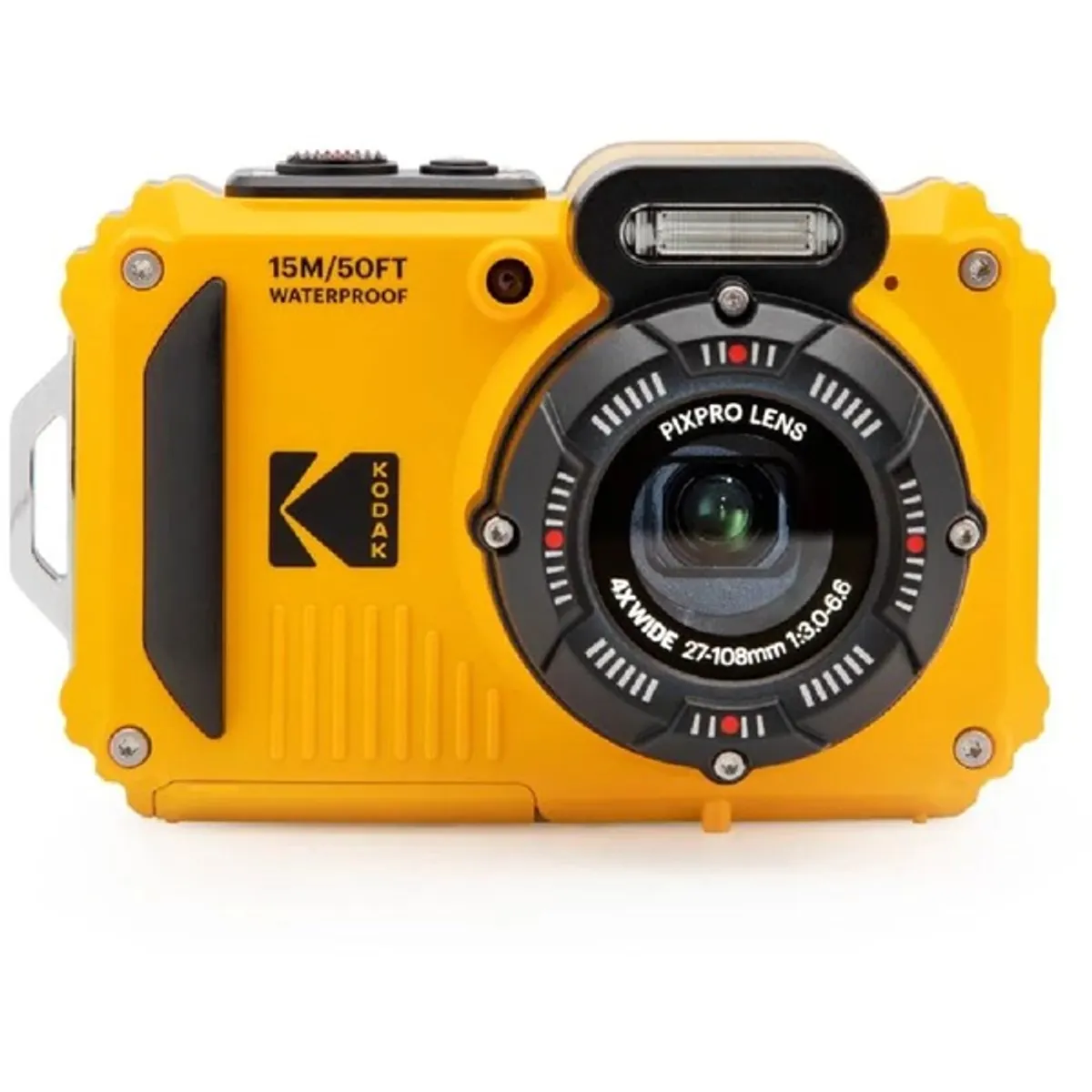 Kodak Pixpro WPZ2 vízálló/porálló/ütésálló digitális sárga  fényképezőgép + 16Gb microSd + akkumulátor #2