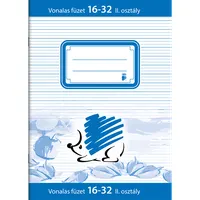 ICO Süni A5 16-32 2.osztályos vonalas füzet #1