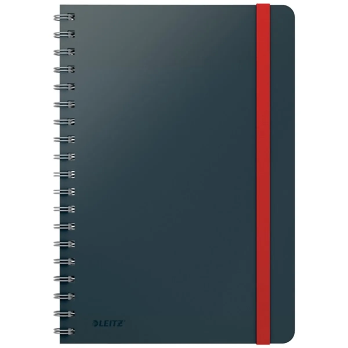 Leitz COSY Soft touch B5 bársony szürke kockás spirálfüzet #4