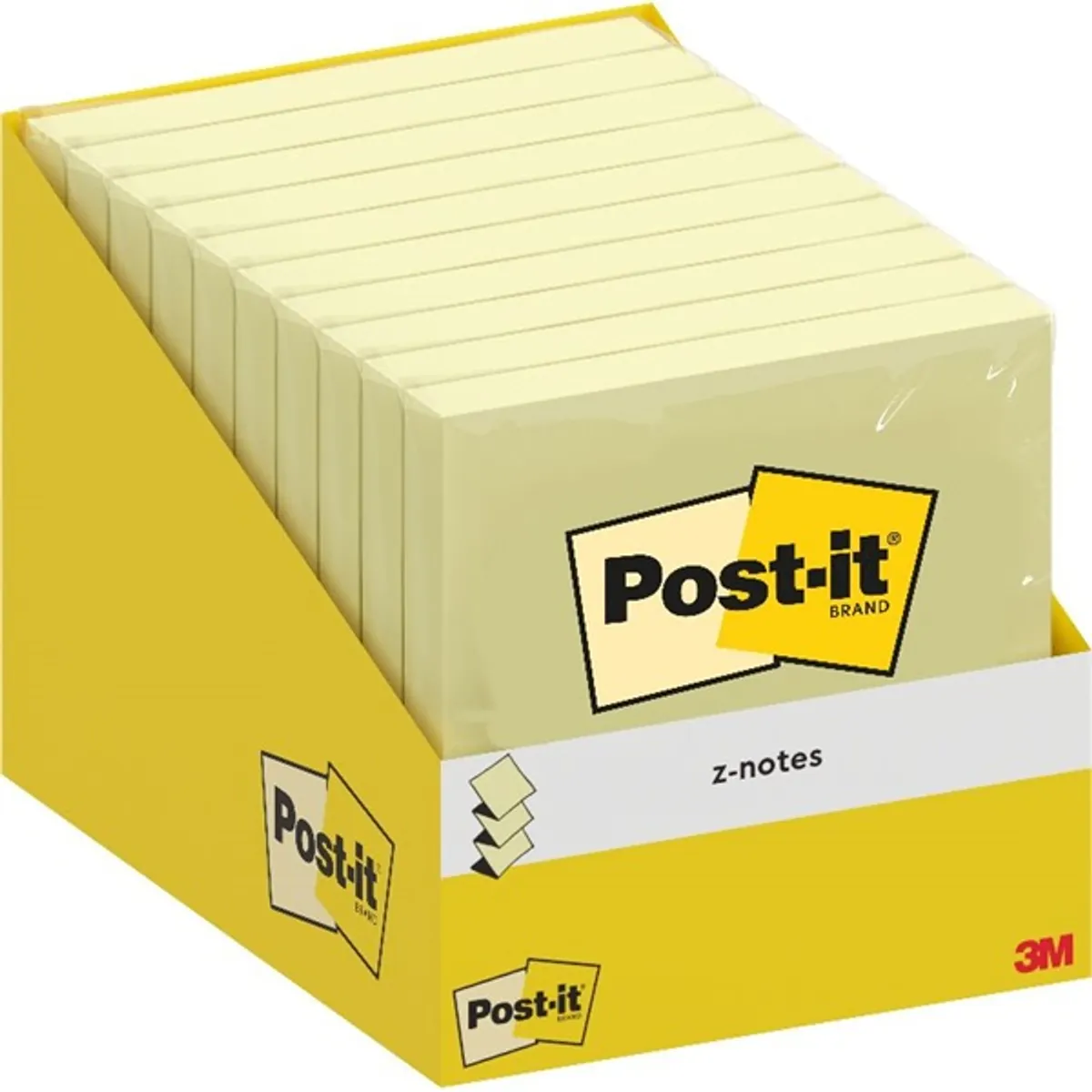Post-it Super Sticky R330-CY 76x76mm 100lap kanárisárga öntapadós Z-jegyzettömb #1