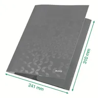 Leitz WOW A4 karton piros gumis mappa #3