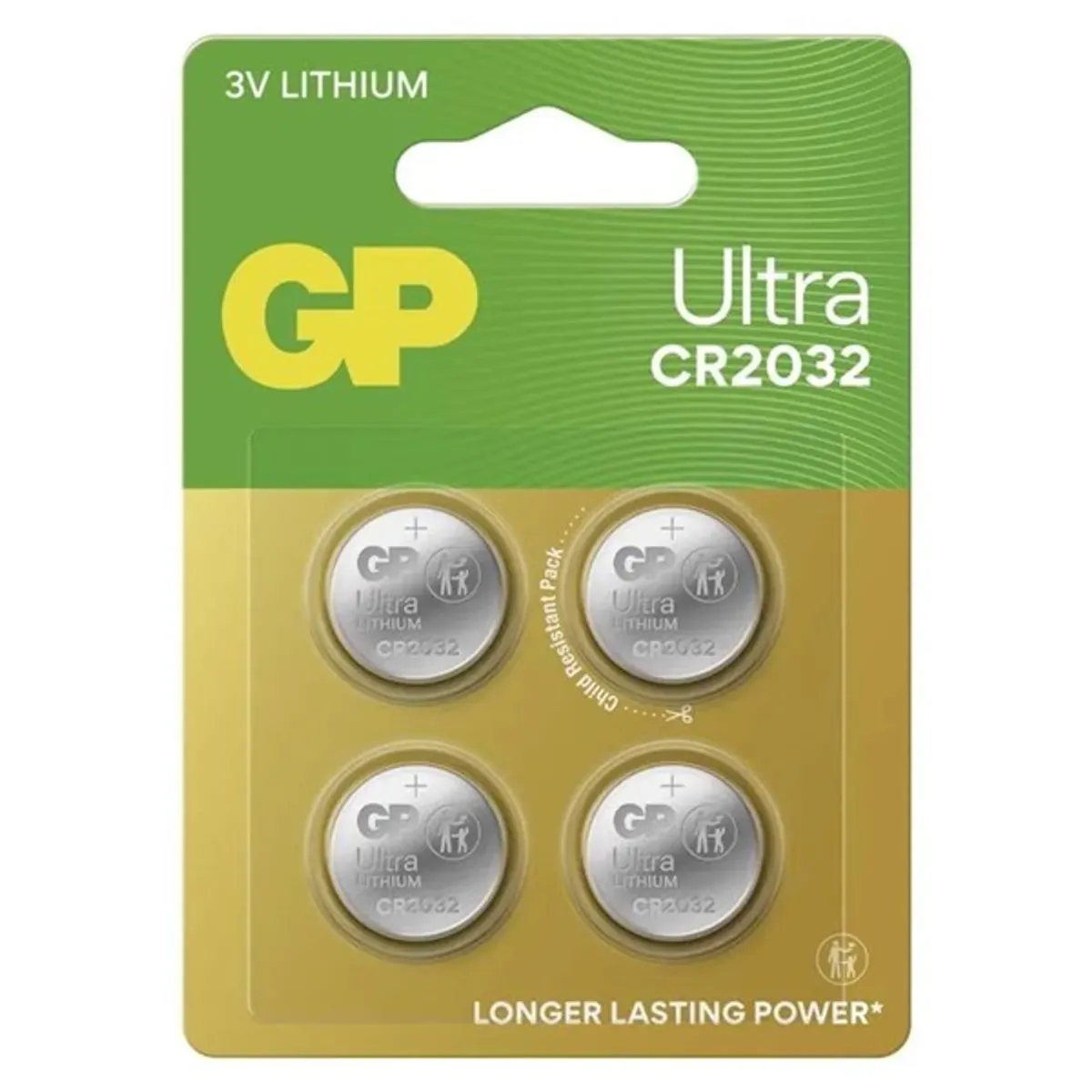 GP B32324 Ultra CR2032 lítium gombelem 4db/bliszter #1