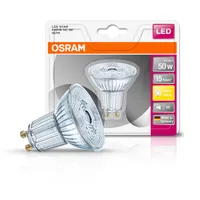 Osram Star PAR16 üveg ház/4,3W/350lm/2700K/GU10/230V/36fok/81lm/W LED spot izzó #2