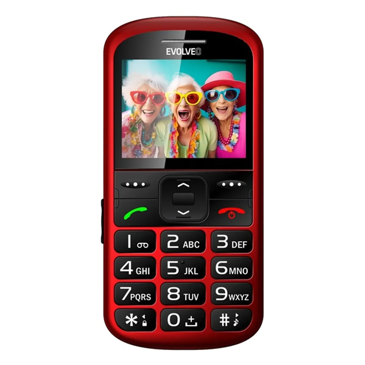 Evolveo EasyPhone XS EP570 2,2" piros mobiltelefon #1
