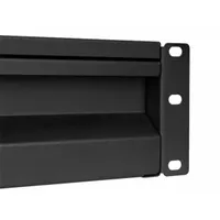 Stalflex RD19-2U-B 19" 320mm 2U zárható fekete rack fiók #3
