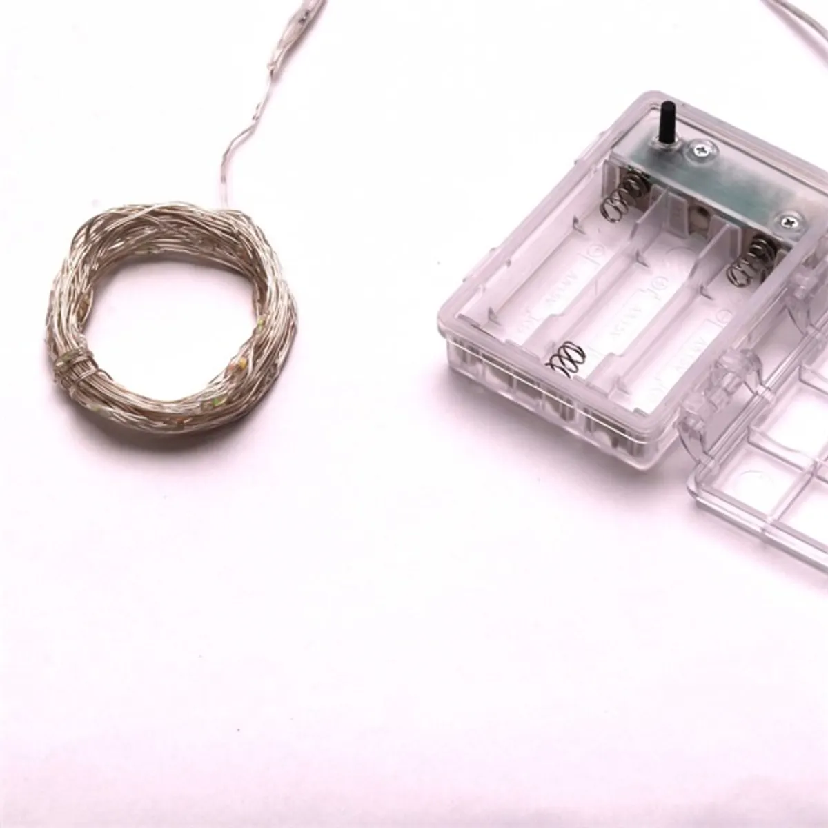 Iris Fix fényű 5m/több színű/50db LED-es fényfüzér, fénydekoráció #2