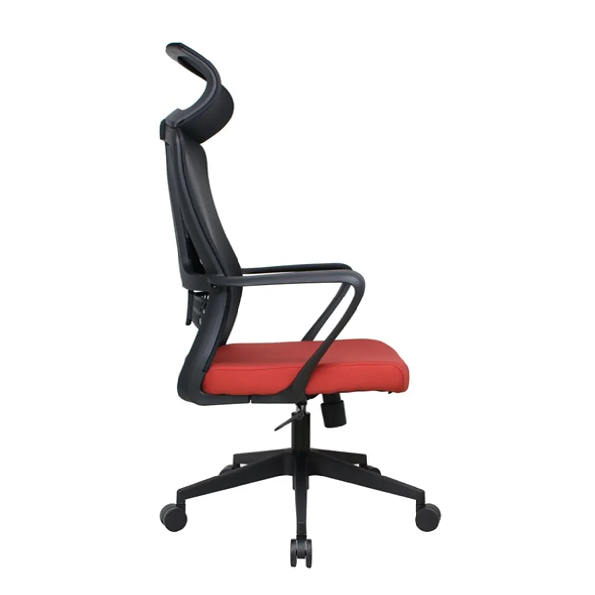 IRISOffice Astra narancs/fekete ergonómikus, szövet-hálós irodai forgószék fej és háttámasszal #3