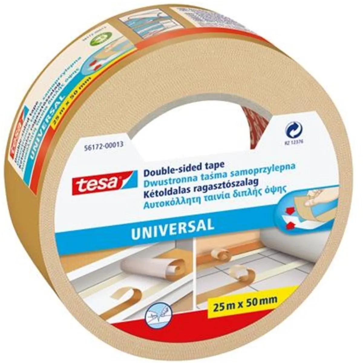 Tesa 56172 50mmx25 m kétoldalas tapadó ragasztószalag #1