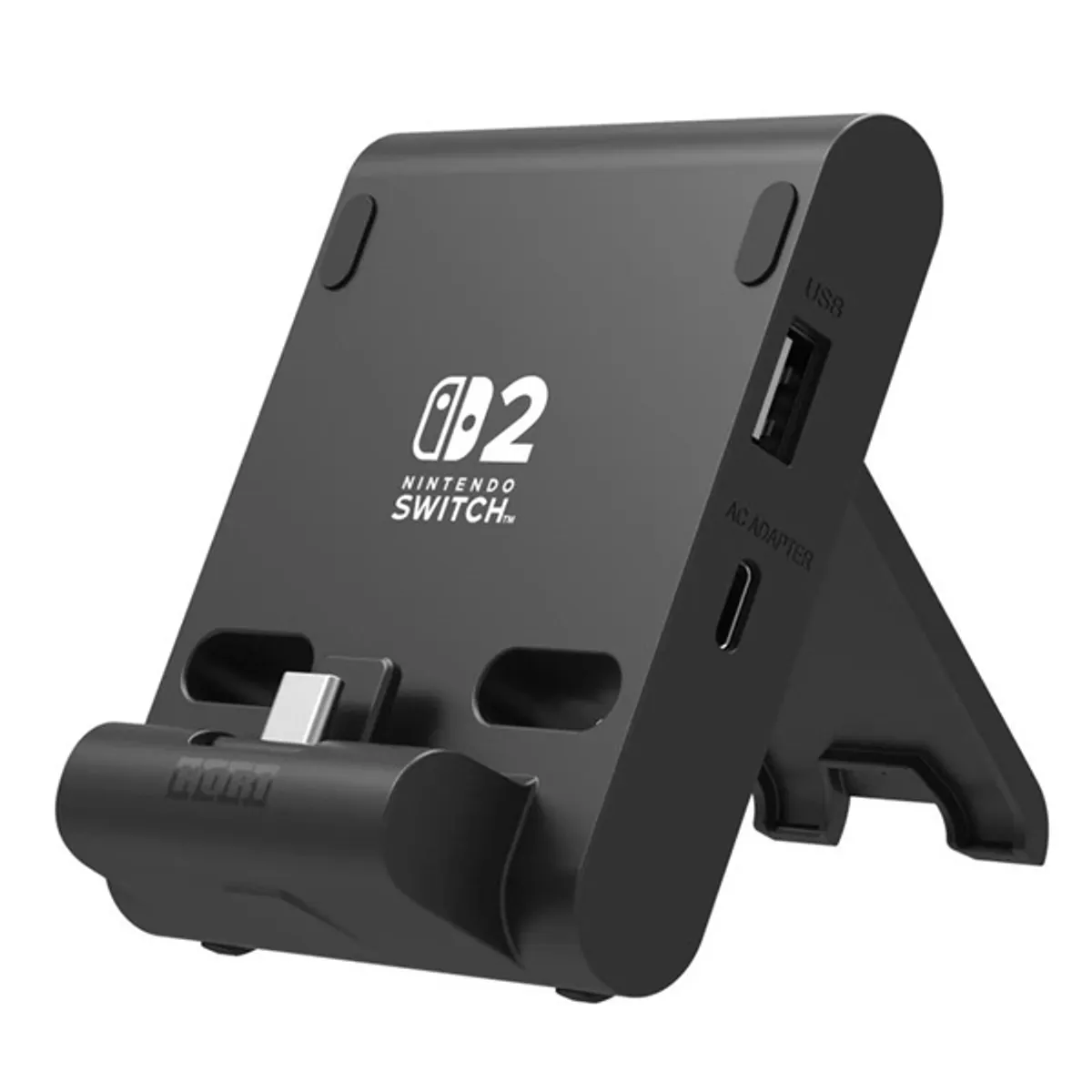 Hori Dual PlayStand Nintendo Switch 2 Official USB-A - USB-C fekete állvány és töltő #1